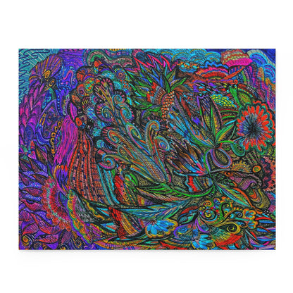 Floral Puzzle (120, 252, 500-Piece)Abstract Surreal JigSaw Puzzle, Birthday Gift, Gifts For Bridesmaids