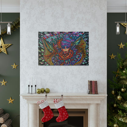 Floral Fairy, Fashion, Abstract, Surreal, Friendship, Inspiration Wall Art