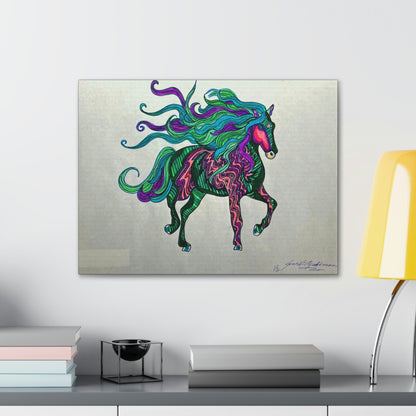 Mystical Horse Fashion, Abstract, Surreal, Friendship, Inspiration Wall Art