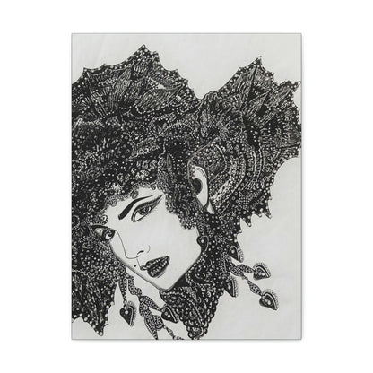 Ancestral Queen, Fashion, Abstract, Friendship, Inspiration Wall Art