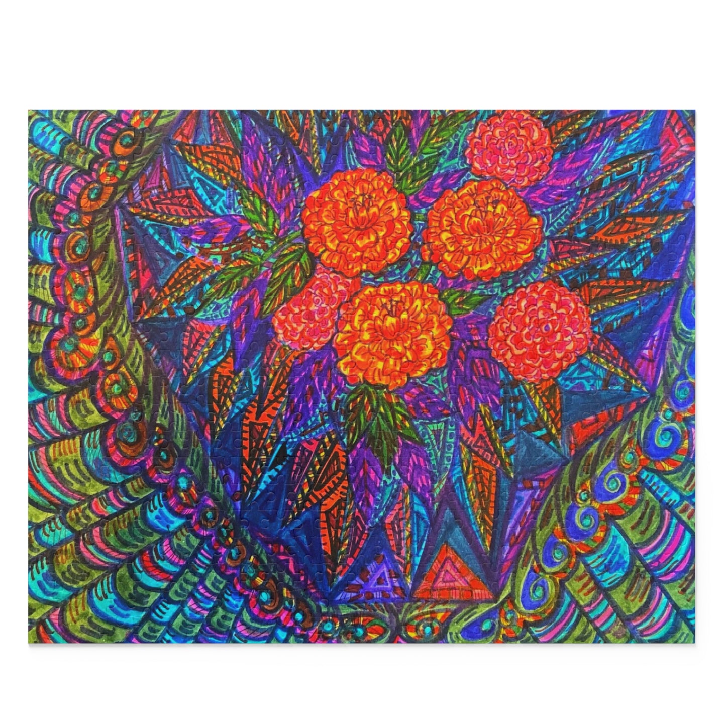 Rose Flower Puzzle (120, 252, 500-Piece)Abstract Surreal JigSaw Puzzle, Birthday Gift, Gifts For Bridesmaids