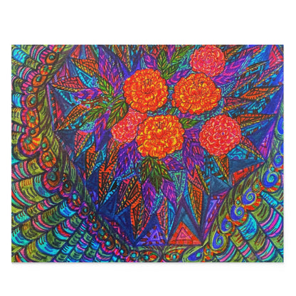 Rose Flower Puzzle (120, 252, 500-Piece)Abstract Surreal JigSaw Puzzle, Birthday Gift, Gifts For Bridesmaids