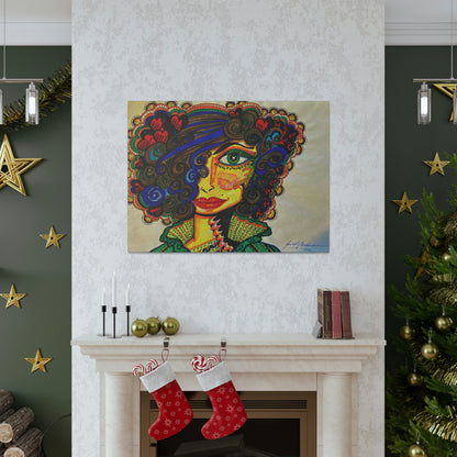 Abstract, Surreal, Funky Woman, Friendship, Inspiration Wall Art