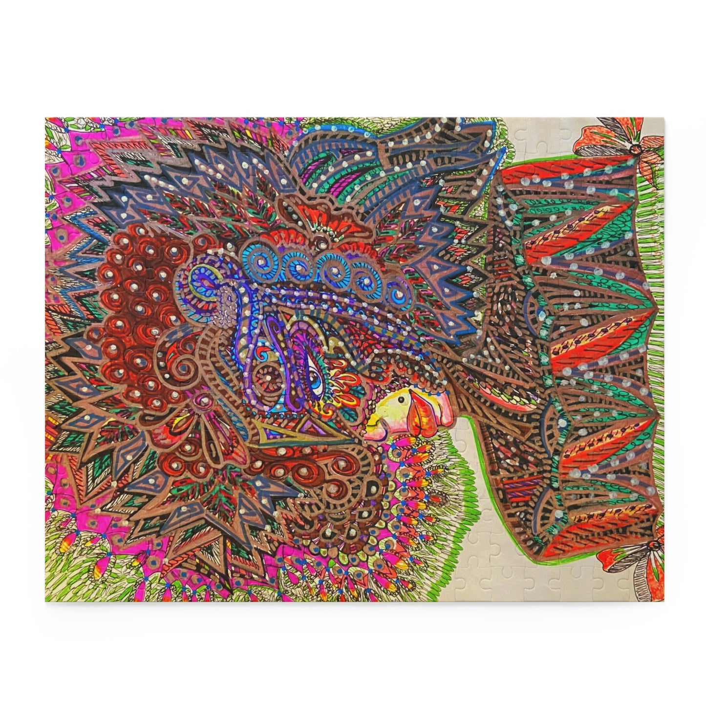 Spiritual Floral Queen Puzzle (120, 252, 500-Piece)JigSaw Puzzle, Birthday Gift, Gifts For Bridesmaids