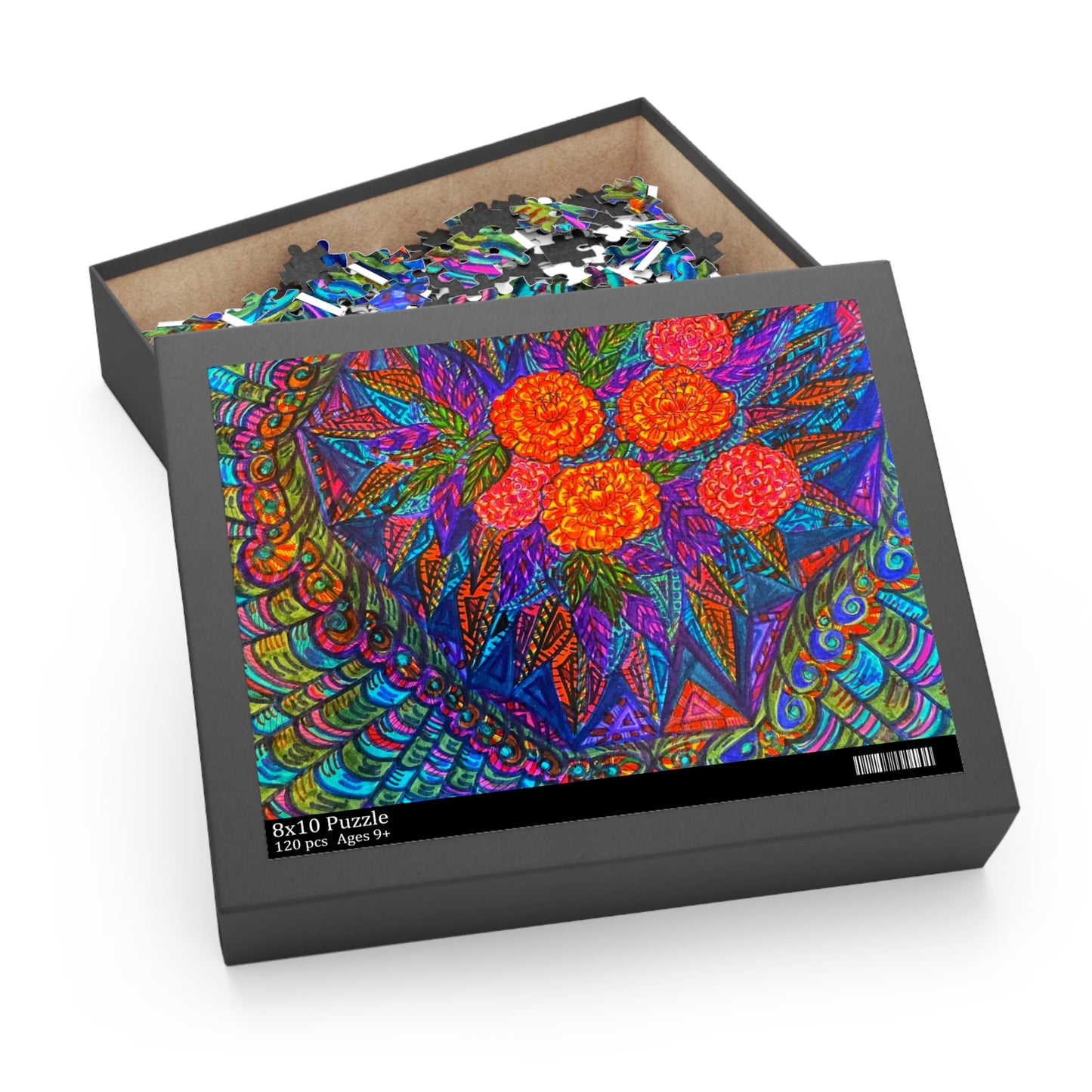 Rose Flower Puzzle (120, 252, 500-Piece)Abstract Surreal JigSaw Puzzle, Birthday Gift, Gifts For Bridesmaids