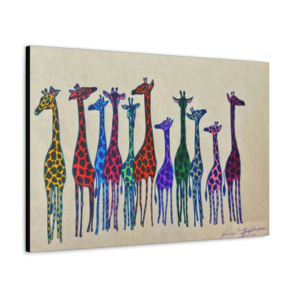 Sorority Giraffe Fashion, Abstract, Surreal, Friendship, Inspiration Wall Art