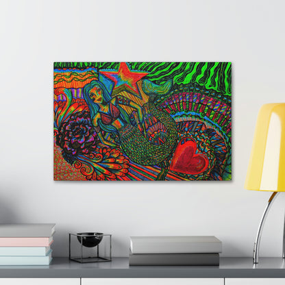 Show Queen Mermaid, Fashion, Abstract, Friendship, Inspiration Wall Art
