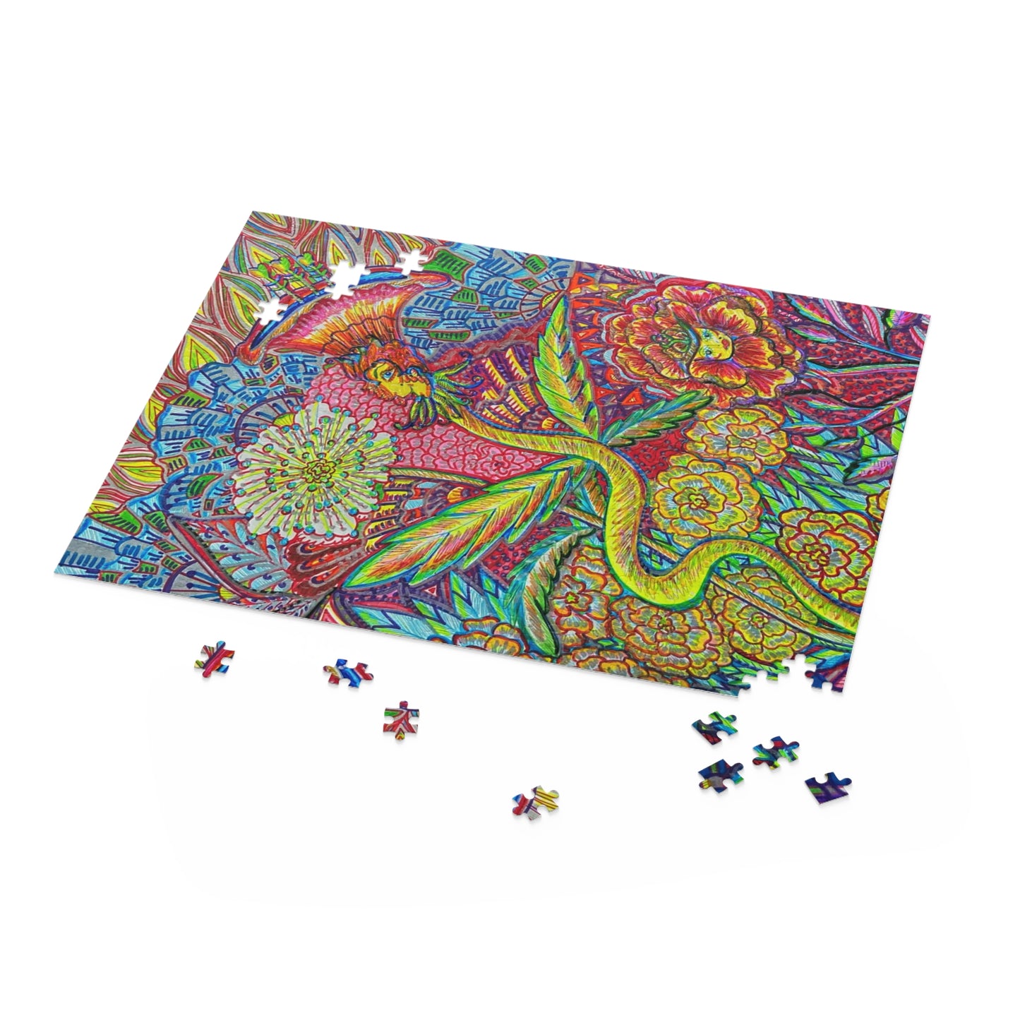 Floral Fairy Puzzle (120, 252, 500-Piece)JigSaw Puzzle, Birthday Gift, Gifts For Bridesmaids