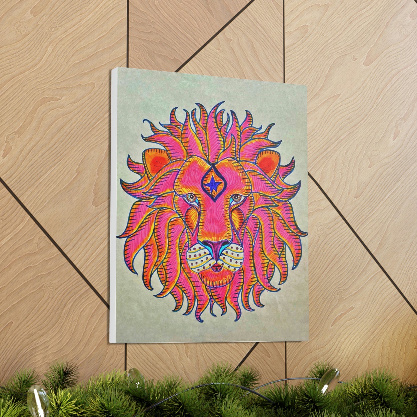 The All Seeing Lion Fashion, Abstract, Surreal, Friendship, Inspiration Wall Art