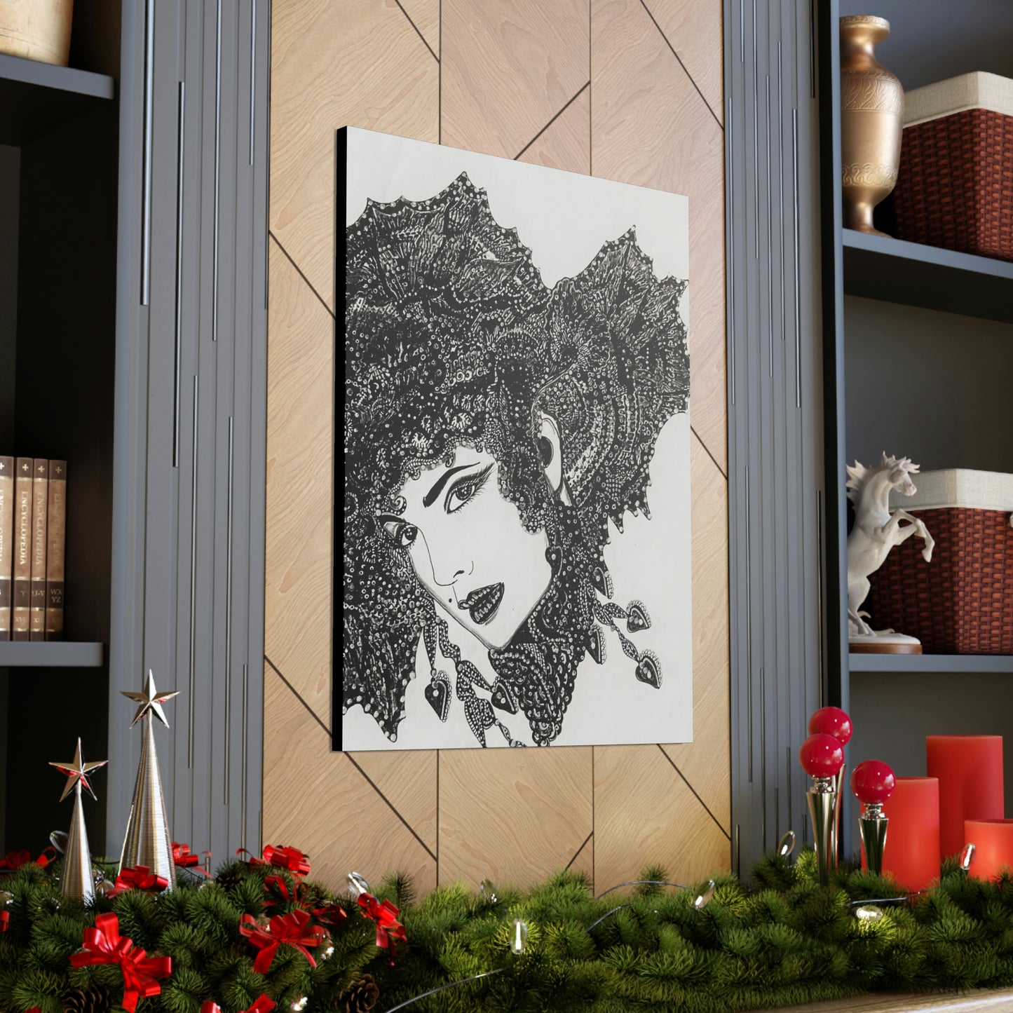 Ancestral Queen, Fashion, Abstract, Friendship, Inspiration Wall Art