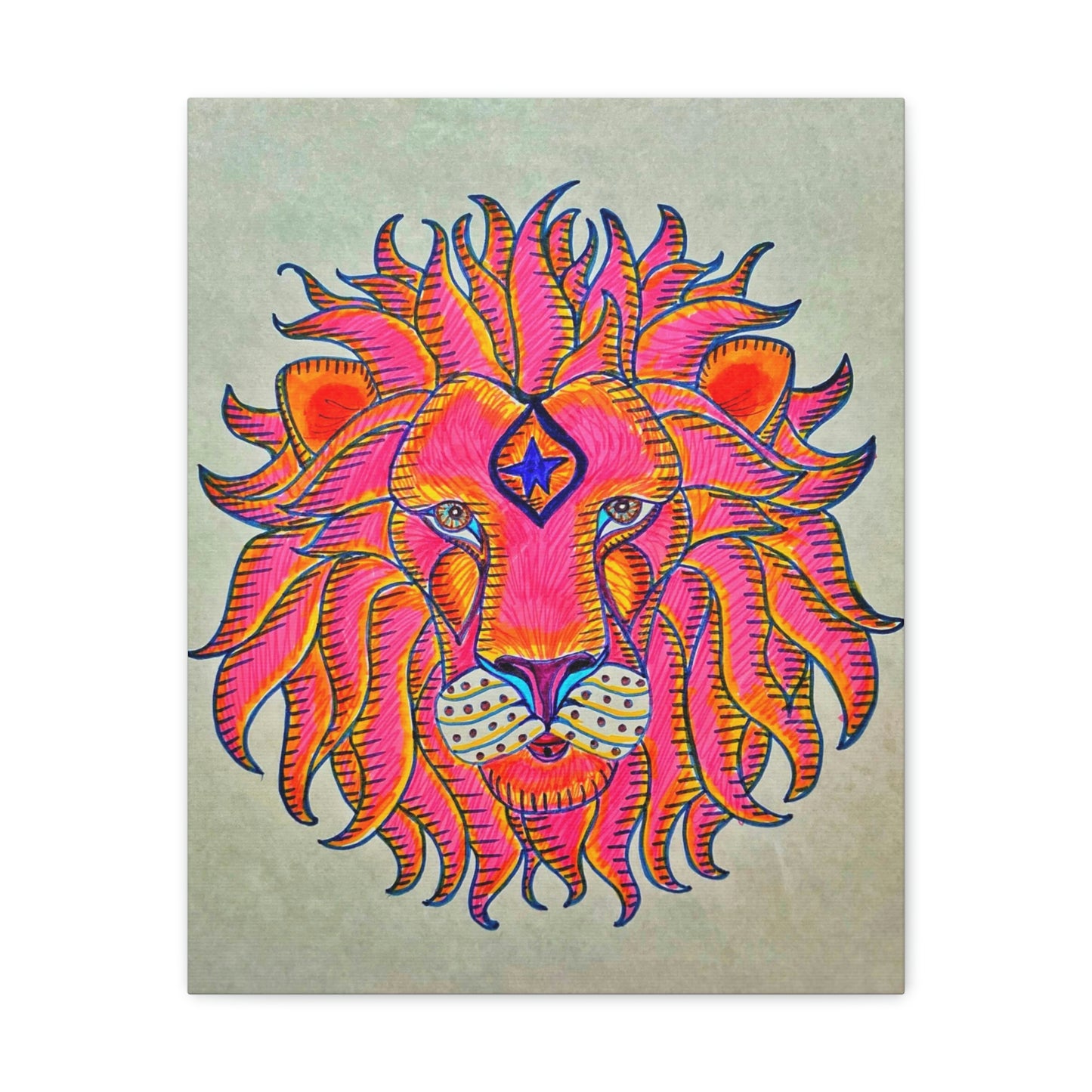 The All Seeing Lion Fashion, Abstract, Surreal, Friendship, Inspiration Wall Art