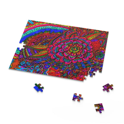 Abstract, Surreal Flower Puzzle (120, 252, 500-Piece)JigSaw Puzzle, Birthday Gift, Gifts For Bridesmaids