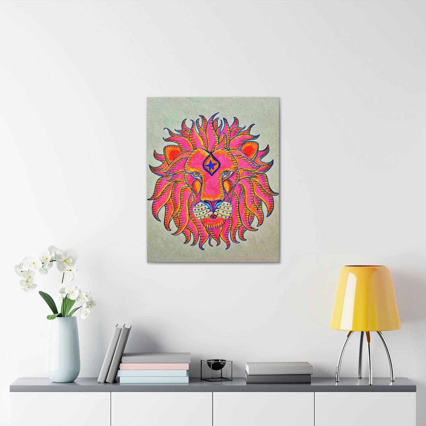 The All Seeing Lion Fashion, Abstract, Surreal, Friendship, Inspiration Wall Art