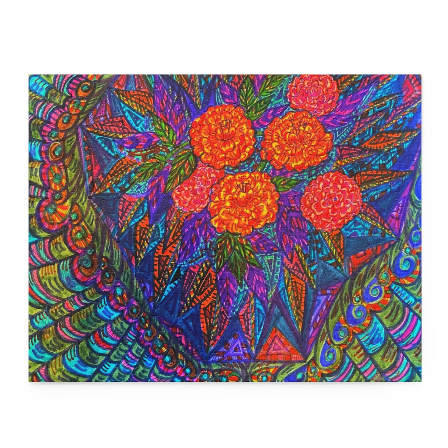 Rose Flower Puzzle (120, 252, 500-Piece)Abstract Surreal JigSaw Puzzle, Birthday Gift, Gifts For Bridesmaids
