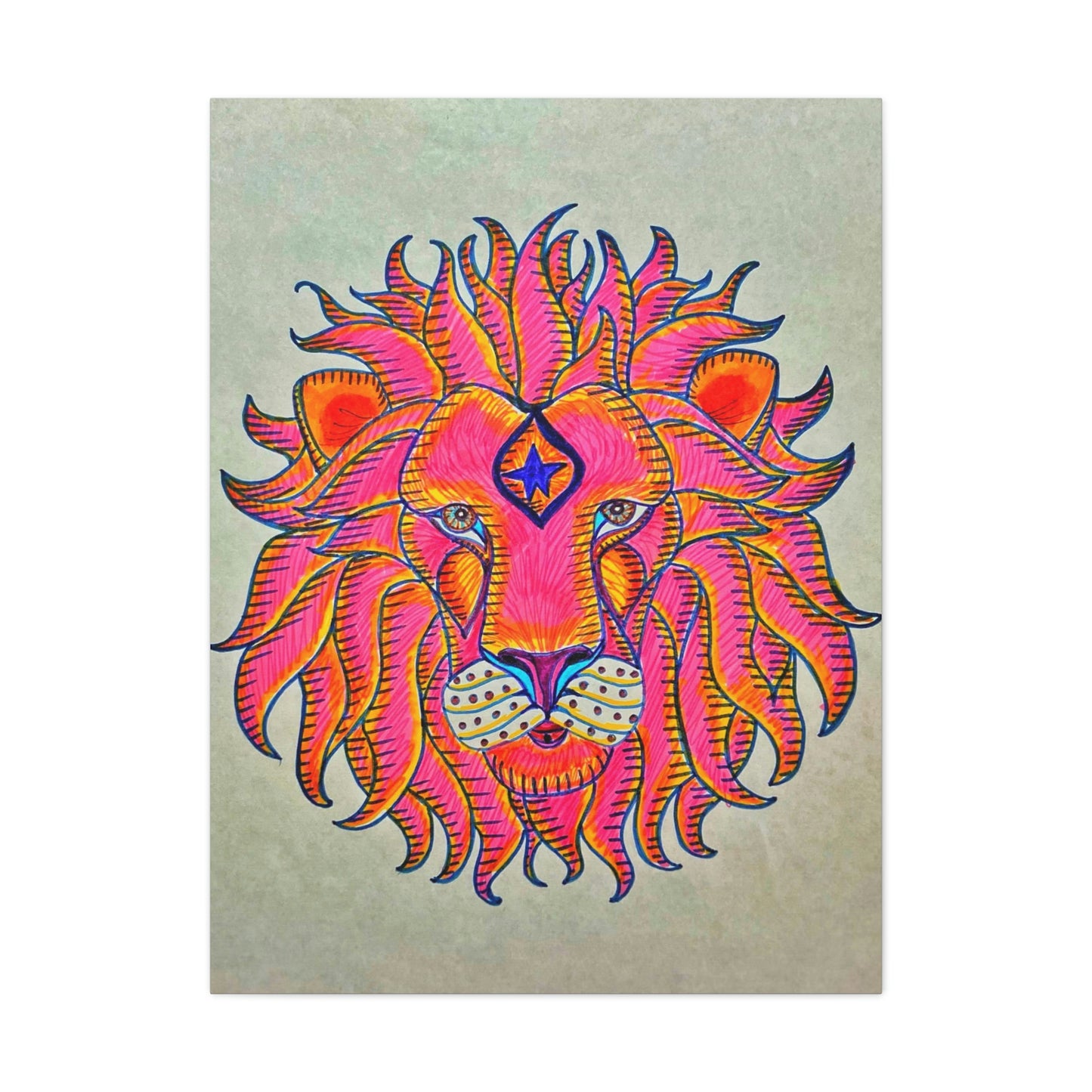 The All Seeing Lion Fashion, Abstract, Surreal, Friendship, Inspiration Wall Art