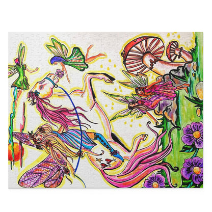 Surreal Abstract Mystical Fairy Puzzle (120, 252, 500-Piece)JigSaw Puzzle, Birthday Gift, Gifts For Bridesmaids