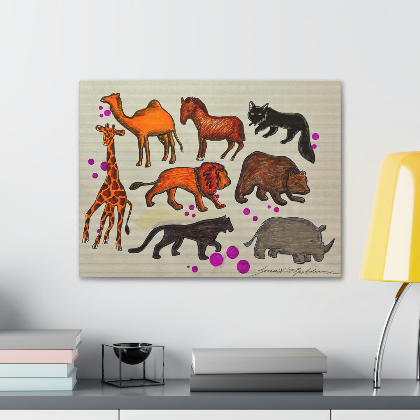 African Animals, Fashion, Abstract, Surreal, Friendship, Inspiration Wall Art