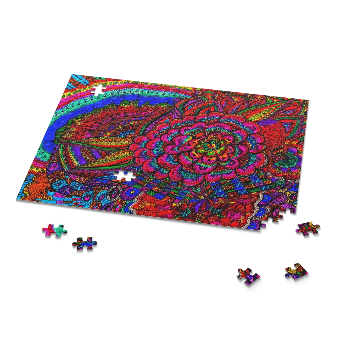 Abstract, Surreal Flower Puzzle (120, 252, 500-Piece)JigSaw Puzzle, Birthday Gift, Gifts For Bridesmaids