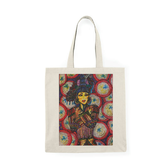 Abstract, Surreal Women Natural Tote Bag, Aesthetic Canvas Bag Shopping Bag, Birthday Gift Bag, Bridal Gift Tote Bag, Library Bag.