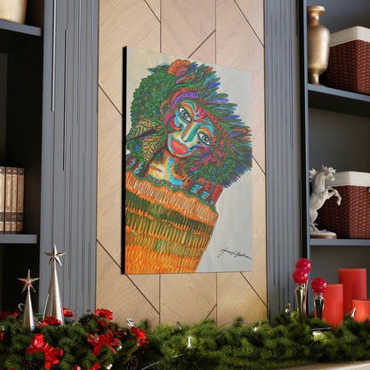 Abstract, Surreal, Funky Woman, Friendship, Inspiration Wall Art