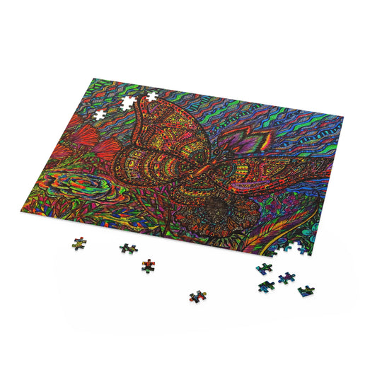 Butterfly Puzzle (120, 252, 500-Piece) Abstract Surreal JigSaw Puzzle, Birthday Gift, Gifts For Bridesmaids