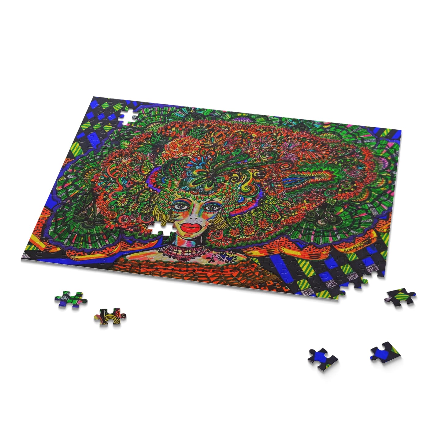 Fancy Women Puzzle (120, 252, 500-Piece)Abstract Surreal JigSaw Puzzle, Birthday Gift, Gifts For Bridesmaids