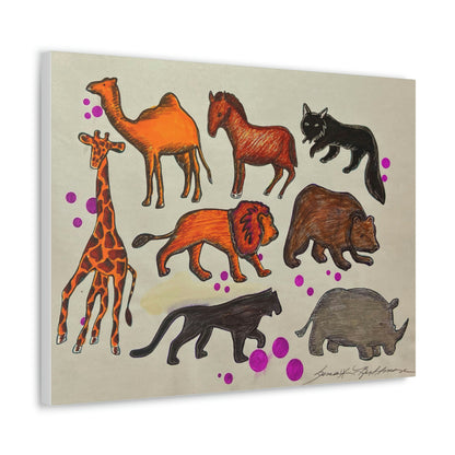 African Animals, Fashion, Abstract, Surreal, Friendship, Inspiration Wall Art