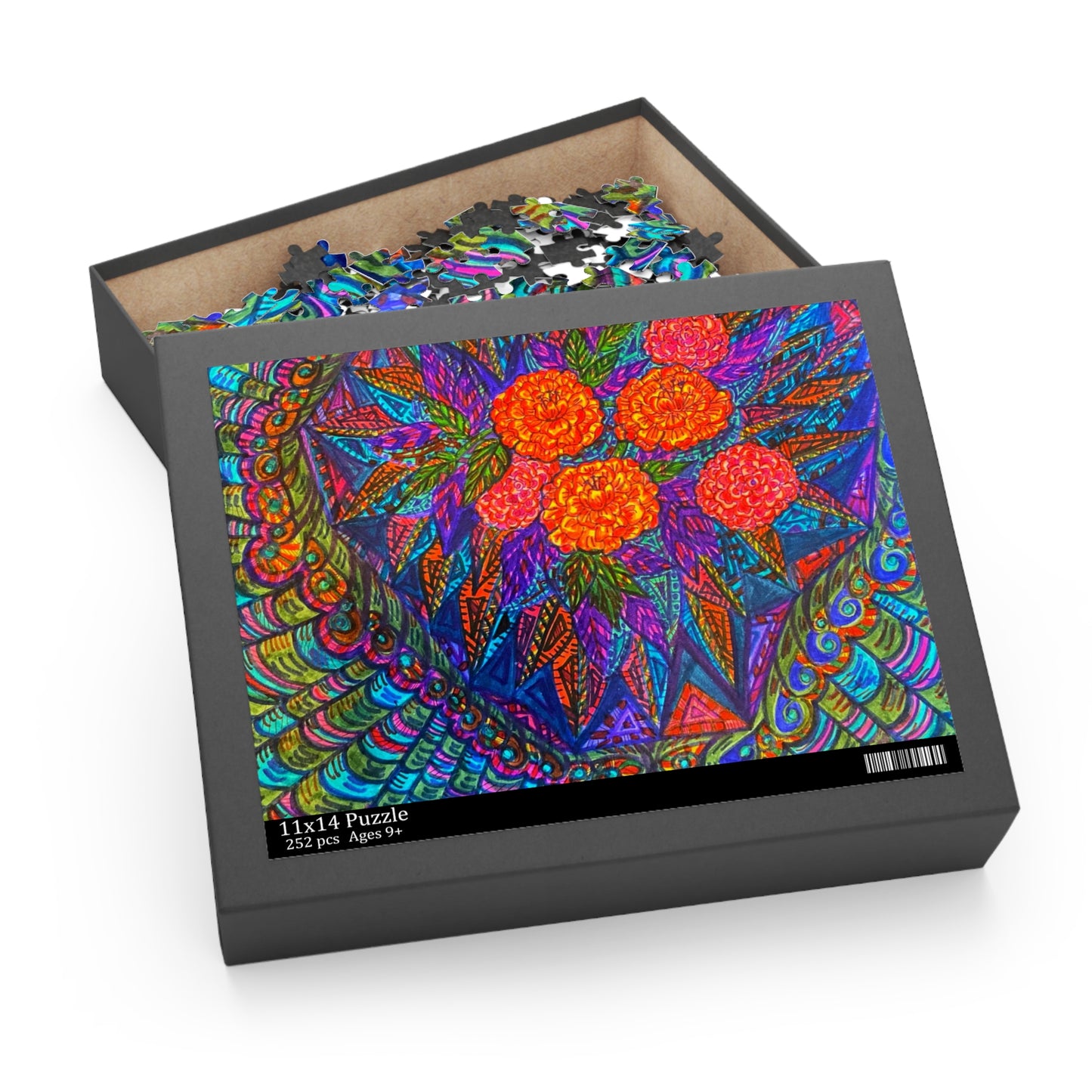 Rose Flower Puzzle (120, 252, 500-Piece)Abstract Surreal JigSaw Puzzle, Birthday Gift, Gifts For Bridesmaids