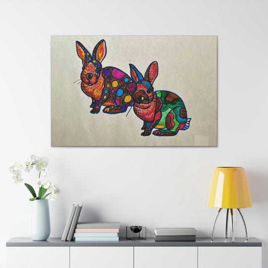 Fanatic Rabbit Fashion, Abstract, Surreal, Friendship, Inspiration Wall Art