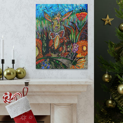 Bunny Rabbit Fashion, Abstract, Surreal, Friendship, Inspiration Wall Art