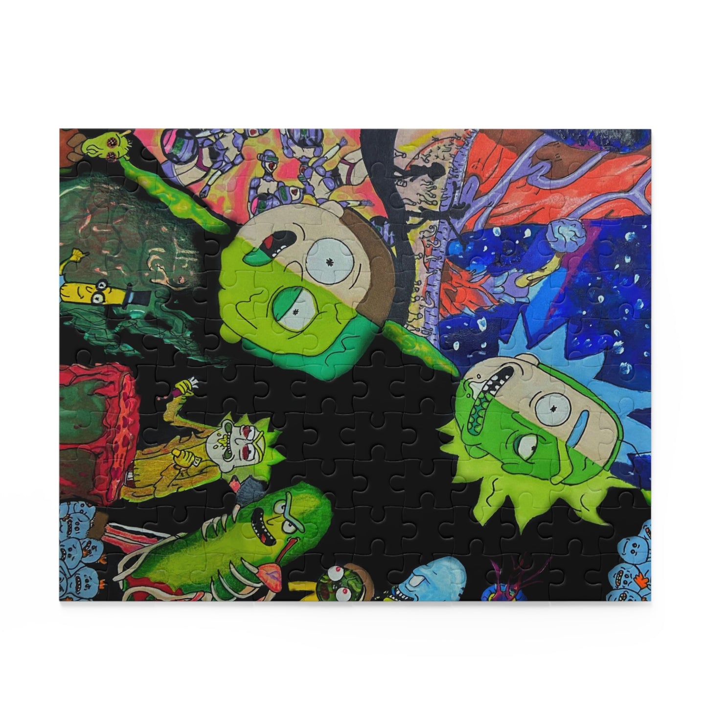 Rick and Morty Puzzle (120, 252, 500-Piece)JigSaw Puzzle, Birthday Gift, Gifts For Bridesmaids