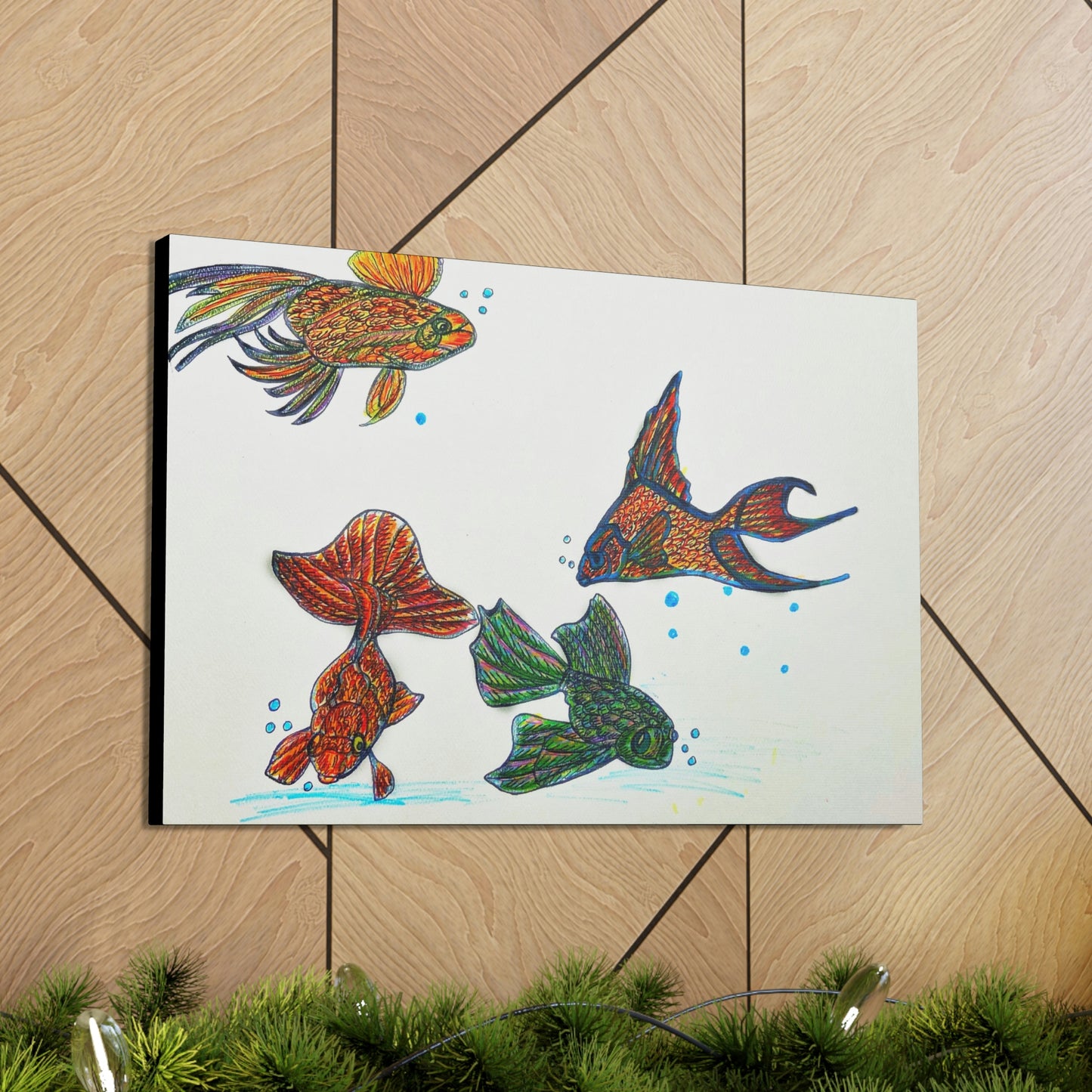 Fish Bowl, Fashion, Abstract, Friendship, Inspiration Wall Art