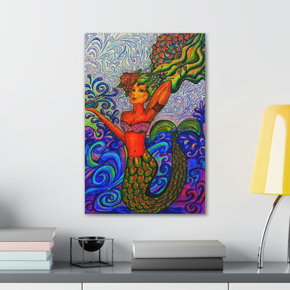 Inspirational Mermaid Fashion, Abstract, Friendship, Inspiration Wall Art