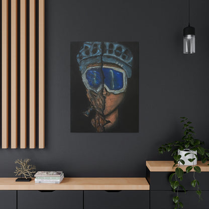 Rock Climber/ Mountain Biker, Fashion, Abstract, Surreal, Friendship, Inspiration Wall Art