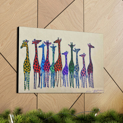 Sorority Giraffe Fashion, Abstract, Surreal, Friendship, Inspiration Wall Art