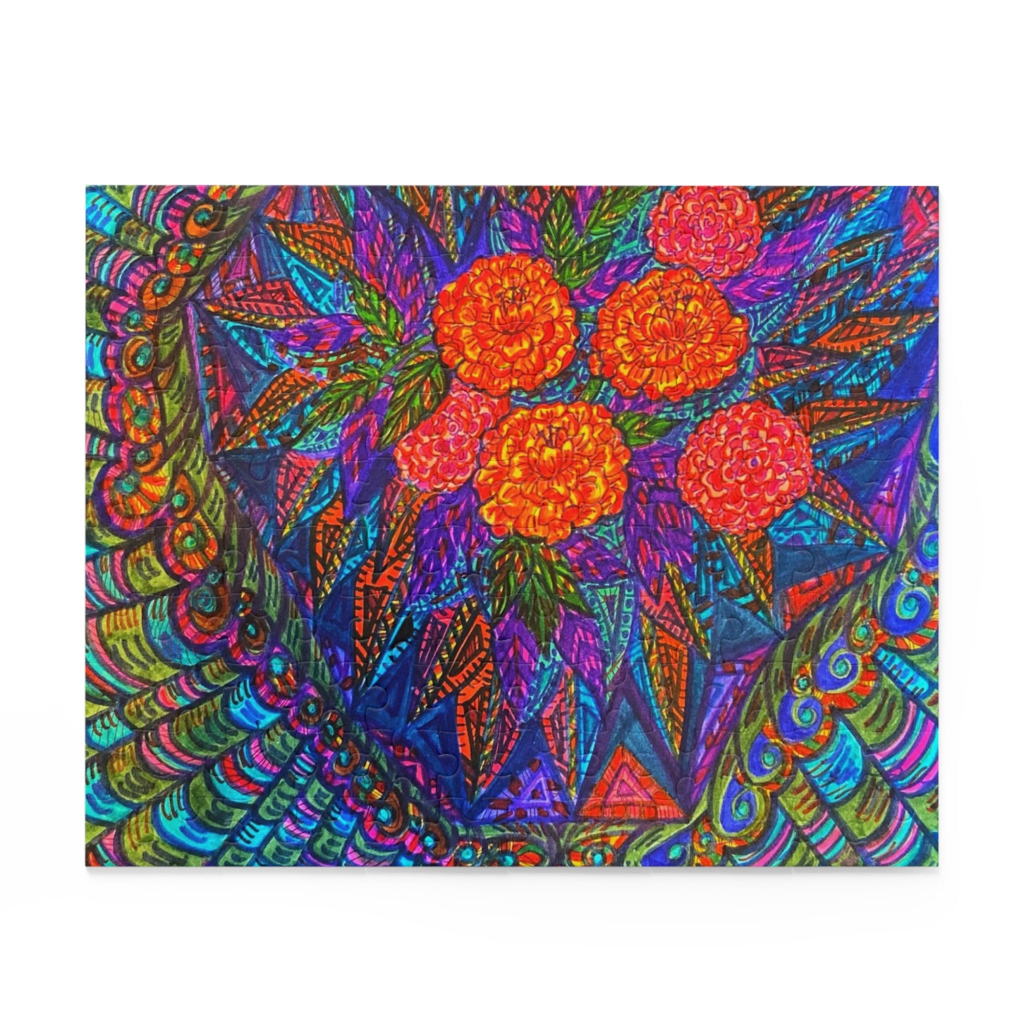 Rose Flower Puzzle (120, 252, 500-Piece)Abstract Surreal JigSaw Puzzle, Birthday Gift, Gifts For Bridesmaids