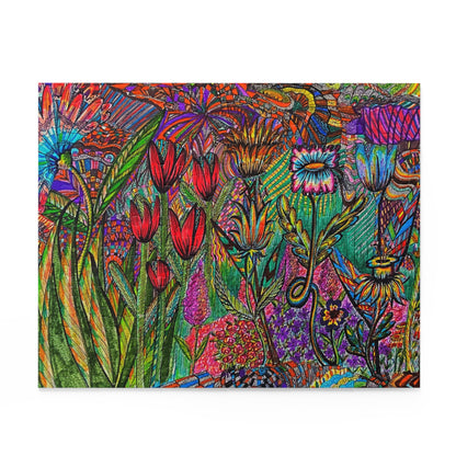 Floral Puzzle (120, 252, 500-Piece)Abstract Surreal JigSaw Puzzle, Birthday Gift, Gifts For Bridesmaids
