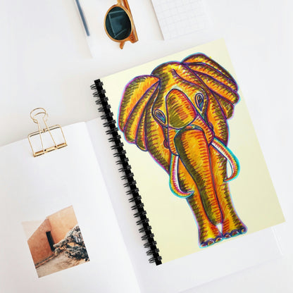 Abstract, Surreal Elephant Spiral Notebook - Ruled Line