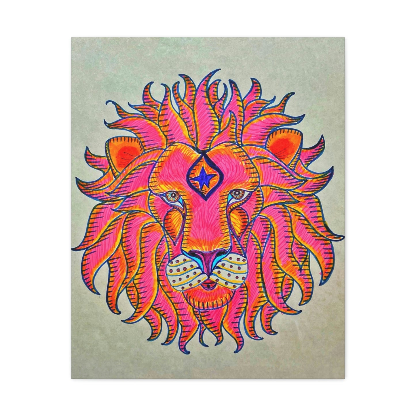 The All Seeing Lion Fashion, Abstract, Surreal, Friendship, Inspiration Wall Art