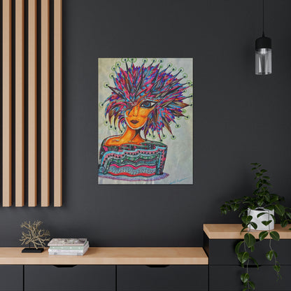 Abstract, Surreal, Funky Woman, Friendship, Inspiration Wall Art