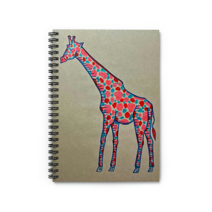 Abstract, Surreal Giraffe Spiral Notebook - Ruled Line