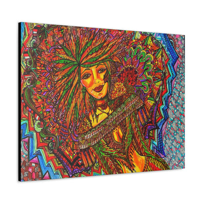 Abstract, Surreal, Funky Woman, Friendship, Inspiration Wall Art