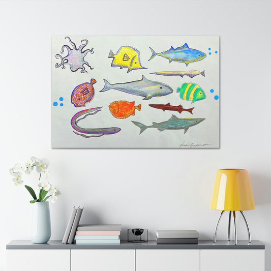 Marine Life, Fashion, Abstract, Surreal, Friendship, Inspiration Wall Art