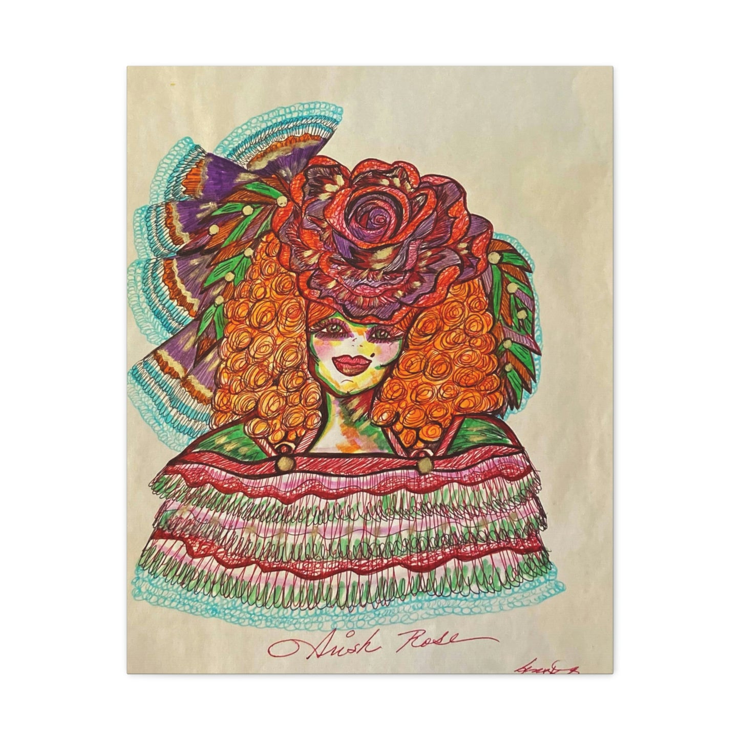Abstract, Surreal, Funky Woman, Friendship, Inspiration Wall Art