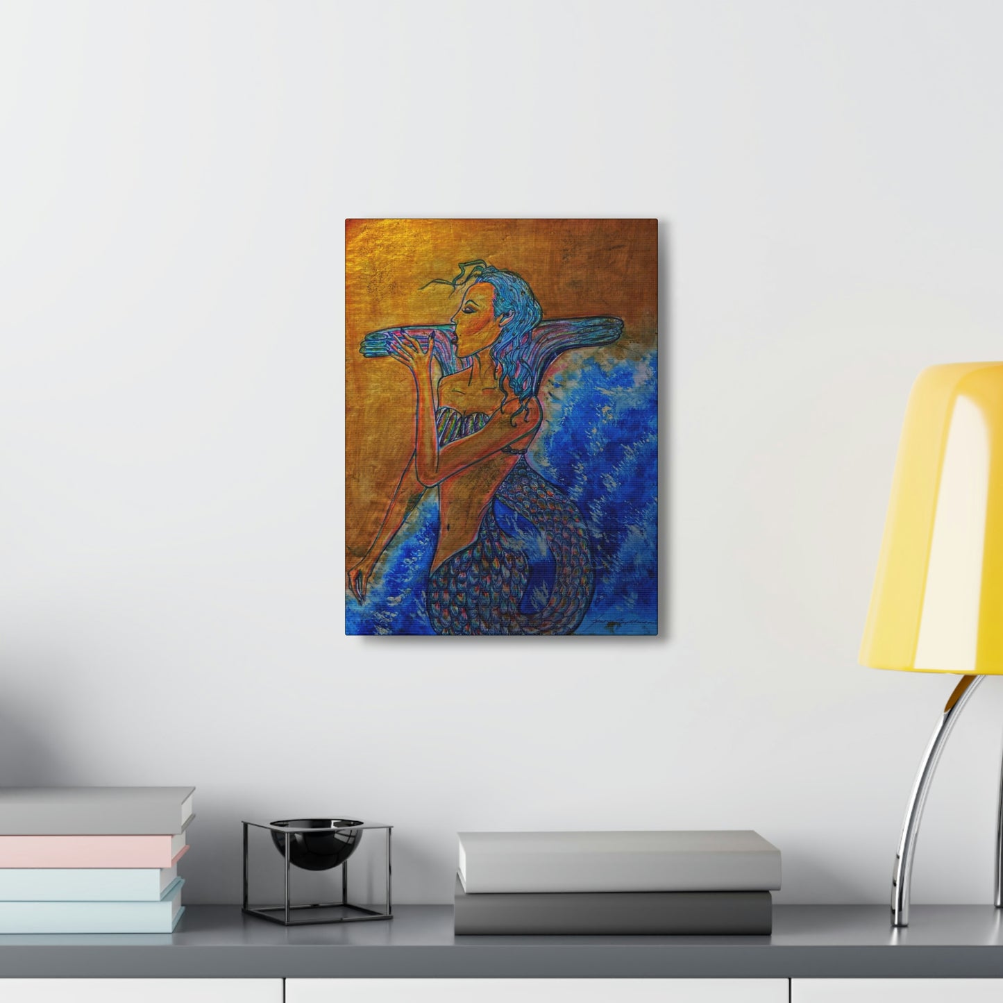 A Mermaids Taste of the Sea, Fashion, Abstract, Friendship, Inspiration Wall Art