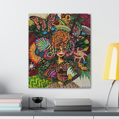 Abstract, Surreal, Funky Woman, Friendship, Inspiration Wall Art