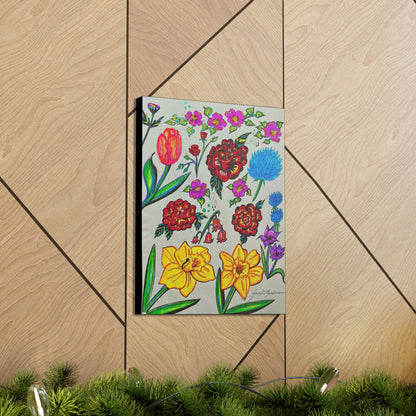 Flowers of Love, Fashion, Abstract, Surreal, Friendship, Inspiration Wall Art