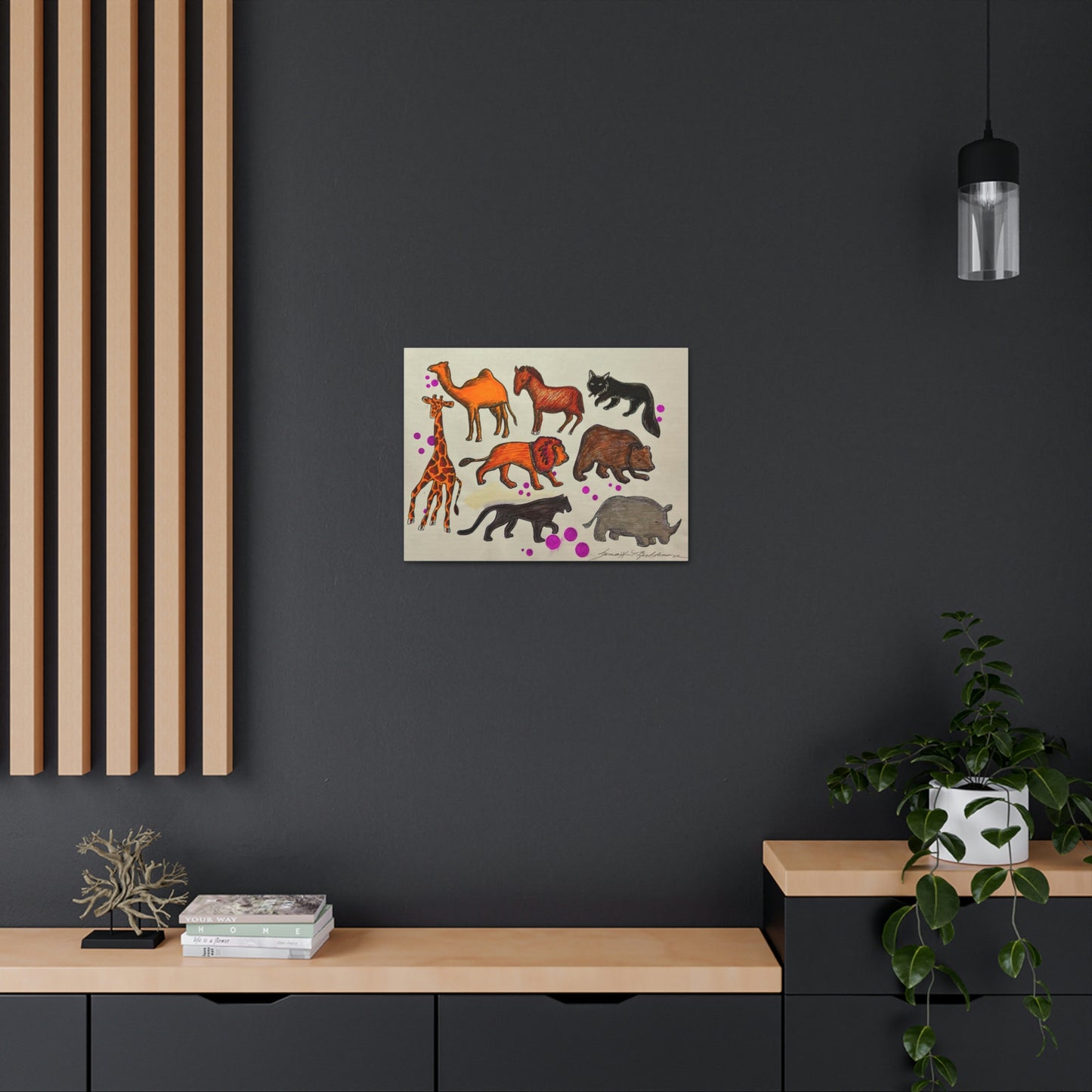 African Animals, Fashion, Abstract, Surreal, Friendship, Inspiration Wall Art