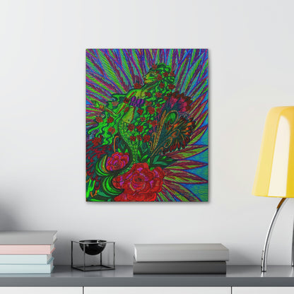 Green Mermaid, Fashion, Abstract, Friendship, Inspiration Wall Art