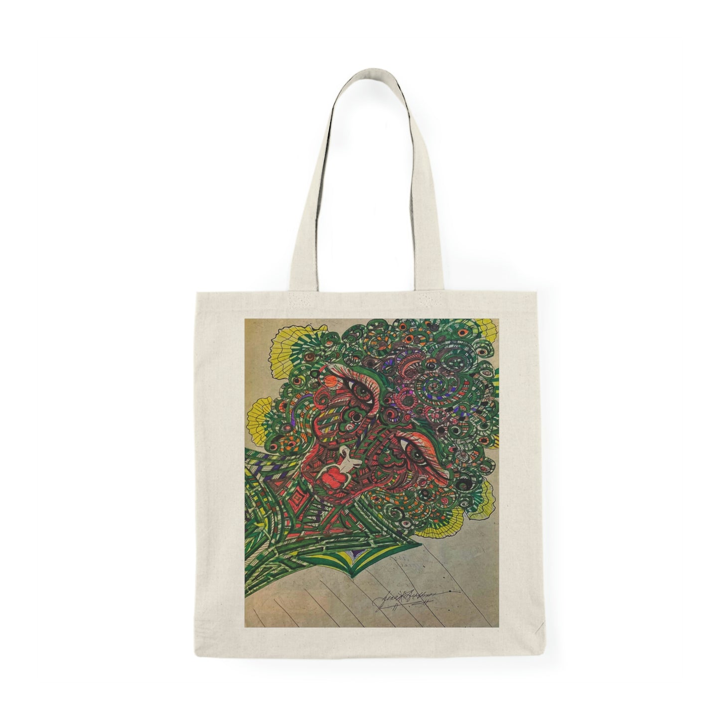 Abstract, Surreal, Woman, Natural Tote Bag, Aesthetic Canvas Bag Shopping Bag, Birthday Gift Bag, Bridal Gift Tote Bag, Library Bag.